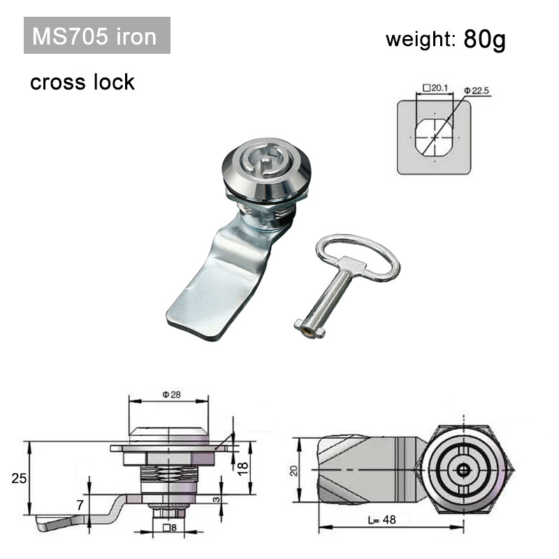 MS705 iron cross lock 80g