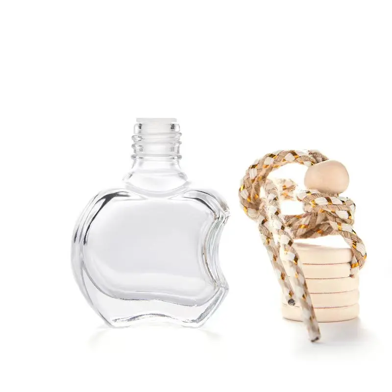 カーハンギングガラス香水ボトルペンダント香水アロマセラピーボトルハンギングディフューザーボトル