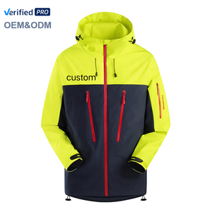 OEM Custom Design Waterproof Rain <strong>Jacket</strong> Hooded Windproof Outdoor Hard Shell <strong>Jacket</strong> Sport Trekking Working <strong>Jacket</strong> - Product Image 1