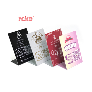 Lập trình PVC Nhựa Kỹ Thuật Số Kinh Doanh hiển thị bảng đứng phương tiện truyền thông xã hội Google xem xét NFC đứng - Product Image 6