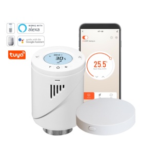 Wi-Fi клапан радиатора TRV контроль нагрева комнатный термостат умный дом Zigbee 3,0 - Product Image 1