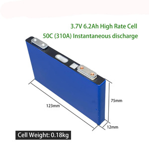 Pil 40/50/70c 6.2ah döngüleri prizmatik Lifepo4 pil 3.7v hücre 48v prizmatik Lifepo4 pil hibrid güneş sistemi - Product Image 3