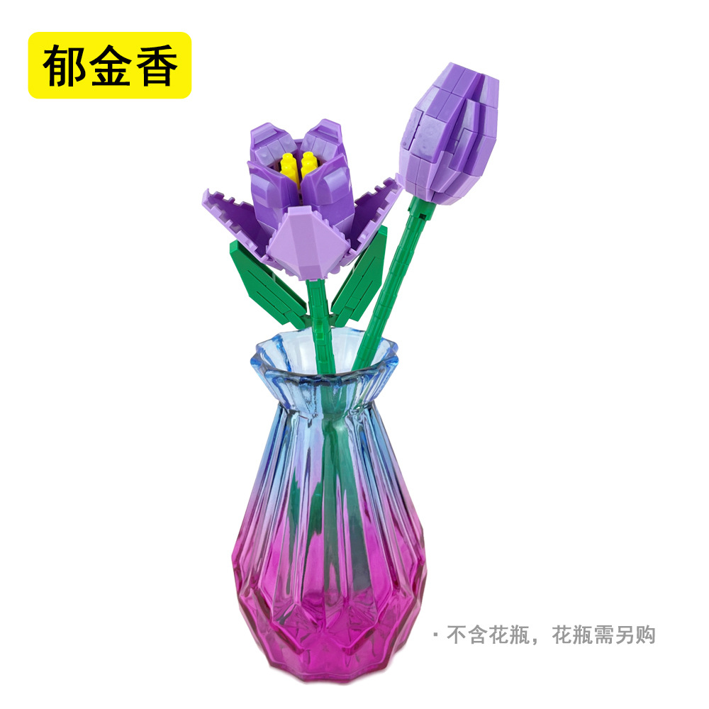 16 tulipes violettes