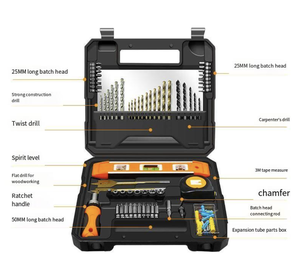 Essential 90-Piece Household Hand <strong>Tool</strong> <strong>Kit</strong> with Portable Toolbox Storage Case OEM General <strong>Tool</strong> Set - Product Image 2
