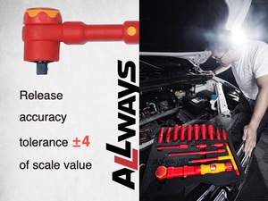 ALLWAYSTOLS 1000v 3/8インチ絶縁トルクレンチプロVDEハンドツールOEMサポート