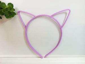 かわいい猫耳プラスチックヘッドバンド女性 & 女の子シンプル甘いスタイルパーティークラウンヘアアクセサリー - Product Image 6