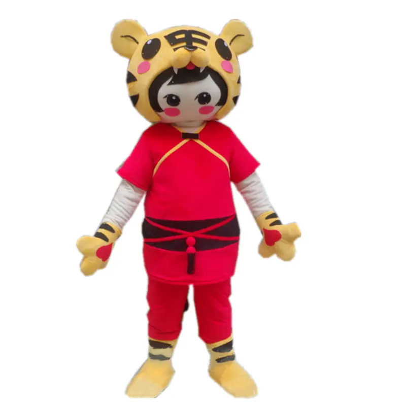 Little girl mascot costume/tiger mascot costume