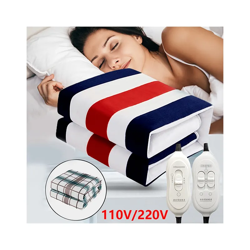 China wholesale electric heated thermal warm throw blanket warmer soft skin friendly electric blanket for winter