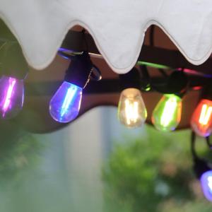 Светодиодная лампа 48 футов e26/e27 rgb dmx pixel со светодиодными лампами edison friles au plug rgb Программирование 360 градусов гирлянда - Product Image 5