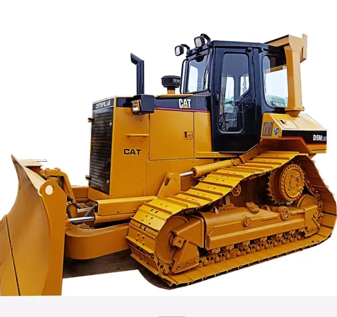 Original Used Caterpillar D5M Medium CAT Bulldozer Crawler Dozer Construction Mini D5 D6 D7R Tractor