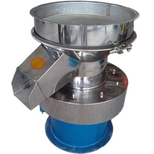 18" 24" Diameter Single Deck Vibro Sieve Sifter Separator for Sauce Chocolate <strong>Paste</strong> <strong>Starch</strong> Slurry Fruit Juice Soya Milk