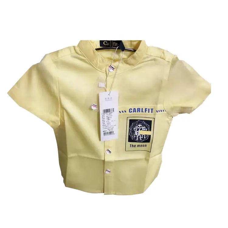 Großhandel 2-8 jahre alte kinder t-shirt lager überschuss kinder bekleidung für marke