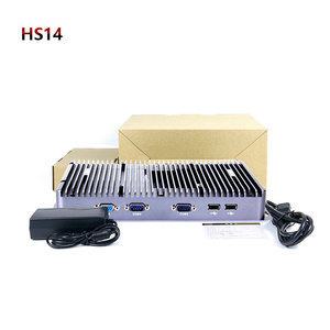 デュアルRJ45100 M/1000M 6 DB9 4 USB産業用ボックスpci78765U制御埋め込みファンレスコンピューターミニデスクトップ産業用ミニPC - Product Image 6