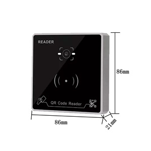 Lettore di codici QR intelligente controllo accessi IC lettore di schede MIF NFC sistema di lettore di schede di controllo accessi per porte Wiegand