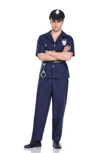 Toptan güvenlik güvenlik üniforması Set Cosplay kostümleri rol oynamak ofis güvenlik takım erkekler için cezaevi üniforma - Product Image 6