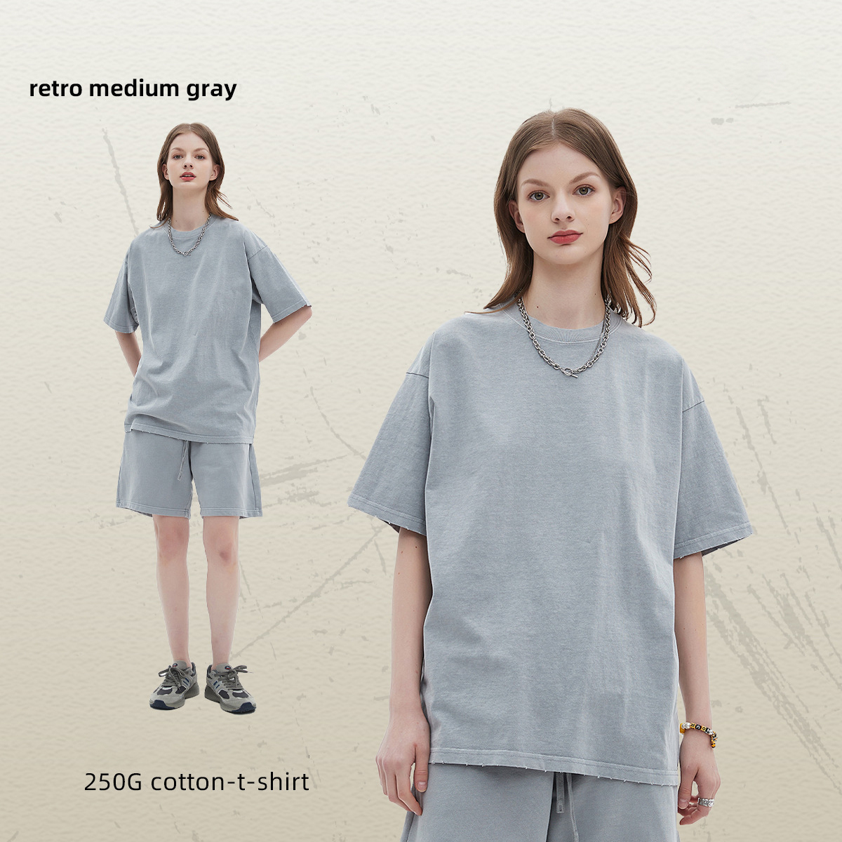 gris medio retro