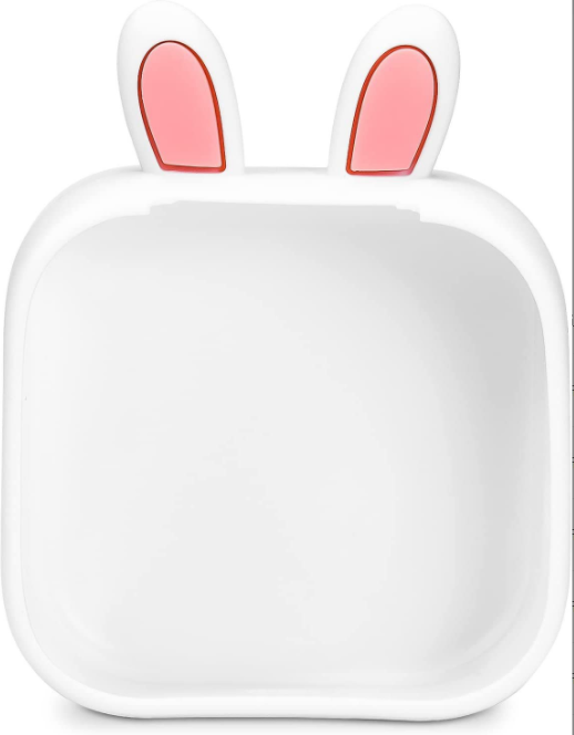 Caja de silicona blanca de conejo