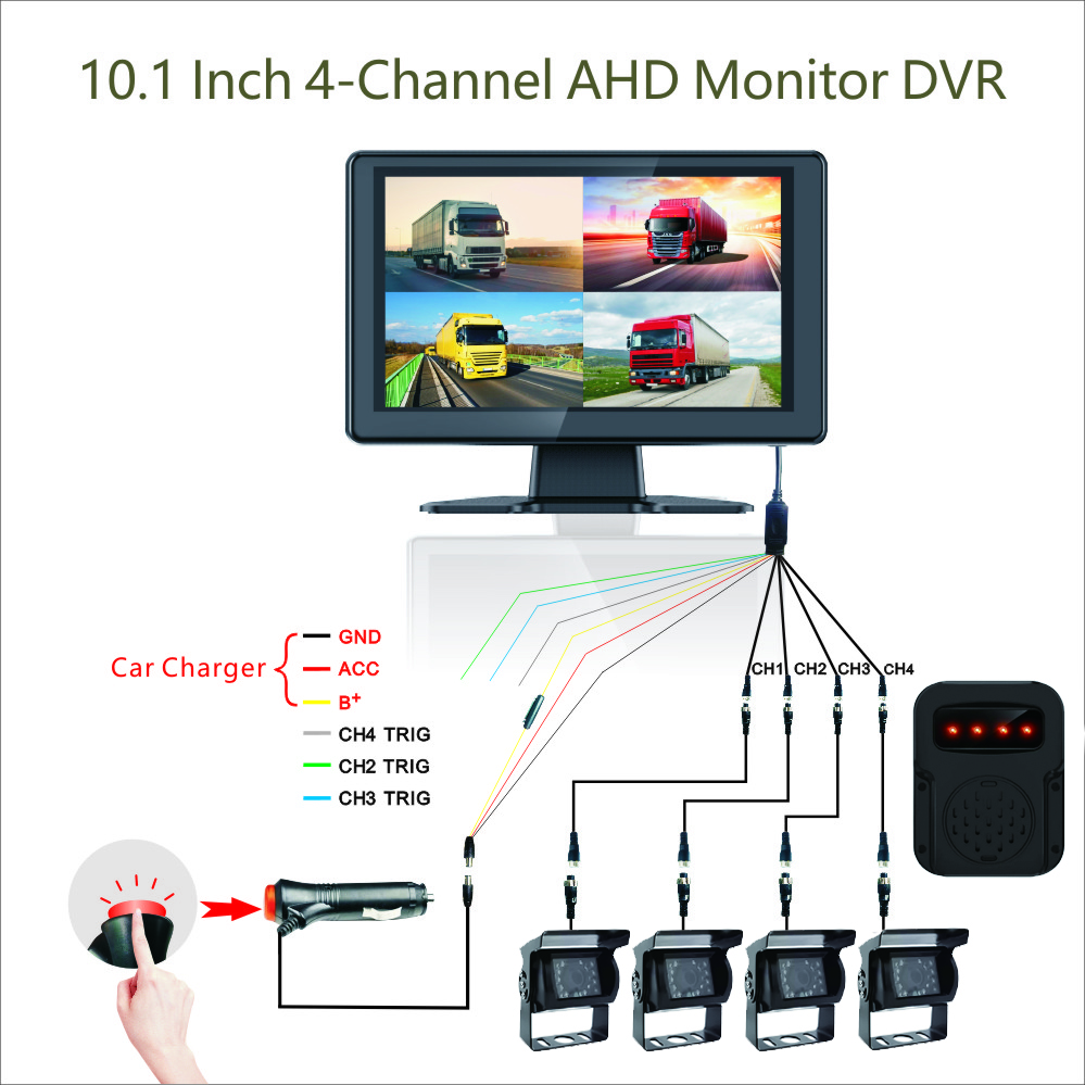 10.1 inch Universal Set add 1 Buzzer