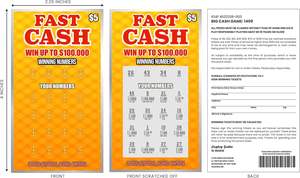 Cartes à gratter de loterie à gros prix, fabrication en gros, impression numérique personnalisée, billets de loterie à gratter, billets de loterie - Product Image 5