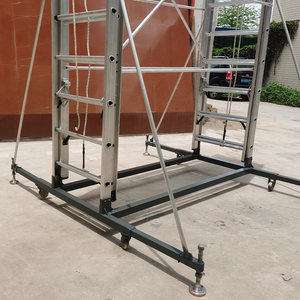 Extension up and Down Mobile Aluminium Scaffoldsing <strong>Scaffolding</strong> Tower for Construction <strong>Scaffolding</strong> Working Platform and Tower - Product Image 6