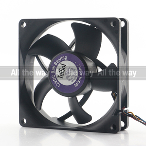 德尔塔24V 48V DC 12V 0.75A交流EC 8020 80X80X20MM 8CM球PWM高风量自动速度控制AFC0812DD-5E1H冷却风扇 - Product Image 3