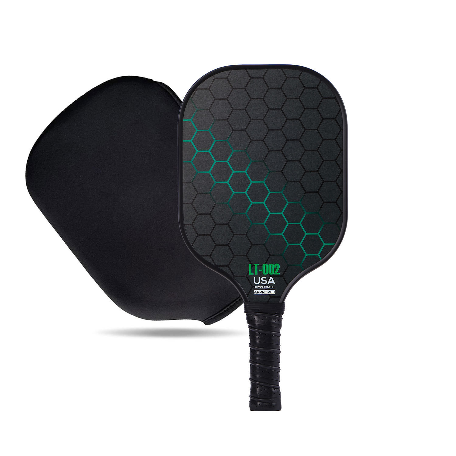 Green single racket cover-bq-357