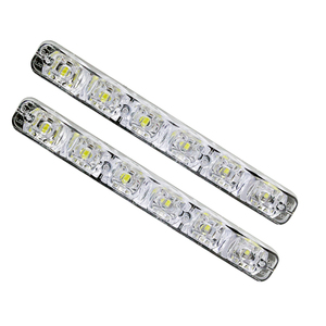 LEDデイタイムランニングオートランプDRL補助ライトインザデイスーパーホワイト5050-6SMD6Wユニバーサルカーライト - Product Image 4