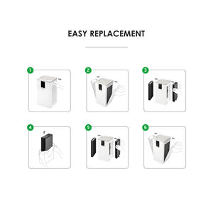 Meilleur prix Alexa Google HomeKit Compatible sans fil filtre HEPA purificateur d'air salle blanche aromathérapie salon électrique WiFi - Product Image 6