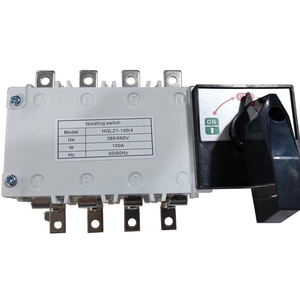 Dual Power Manual Transfer <strong>Switch</strong> HGLZ1-100A~1600A Load Isolation <strong>Switch</strong> with Two <strong>Inputs</strong> and One <strong>Output</strong> - Product Image 1