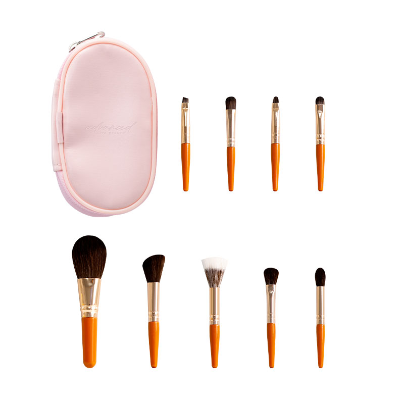 Brown Mini Makeup Brush Set