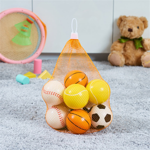 Pochettes en maille de polyester biodégradable de vente chaude pour jouets sacs en maille d'emballage de filet avec service de traitement de coupe de fermeture de perle - Product Image 5