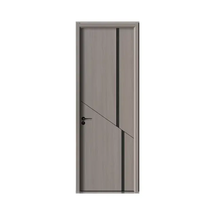 Pintu Interior dengan bingkai kayu mudah dipasang, pintu kayu Eco warna dekorasi pintu kayu prewhung Interior menyarankan dengan bingkai