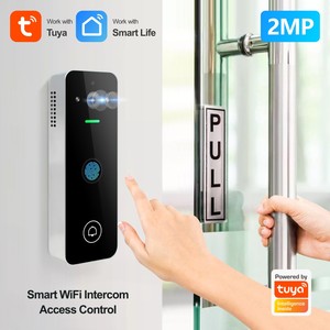 Waterproof Wifi Video <strong>Intercom</strong> Tuya Smart <strong>Fingerprint</strong> Access Control <strong>System</strong> With <strong>Fingerprint</strong> and Card PST-VC4-F - Product Image 2