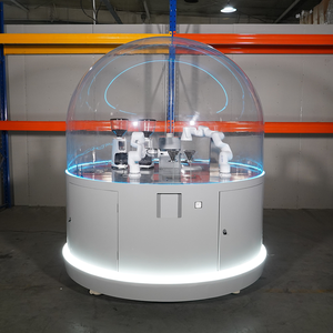 Commercial 24 Hours Ice and Hot Smart Vending Machine Robot Arm Coffee Barista Robot Kiosk - Product Image 1