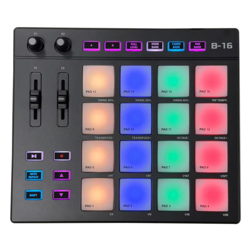 Midi Pad Beat Maker với 16 phím USB MIDI Pad Bàn phím điều khiển