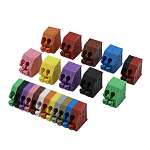 Bloque de terminales PCB de botón pulsador 3,5mm DG250 WJ250 conexión rápida AC PCB bloques de terminales fabricantes - Product Image 1