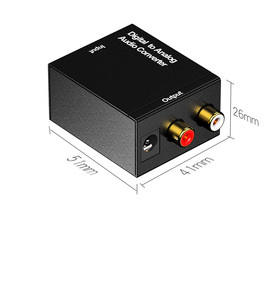 Dijital analog ses koaksiyel dönüştürücü fiber optik analog spdif lotus ps5 dekoder ses adaptörü dönüştürücü - Product Image 2