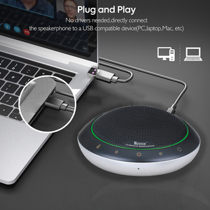 Desktop Omnidirectional Speakerphone <strong>Computer</strong> Mic Mute Volume <strong>Function</strong> With Speaker - Product Image 2