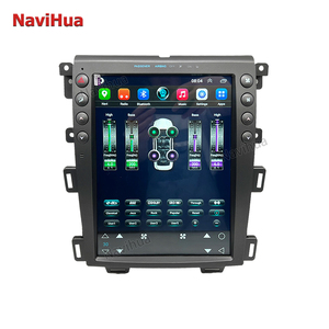 Navihua 12.1英寸安卓汽车垂直立体声收音机福特边缘2009-2013全球定位系统导航无线汽车多媒体系统汽车DVD