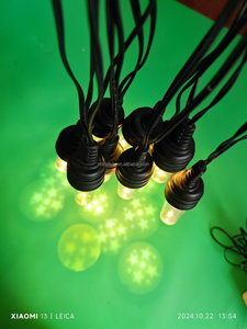 Cadena de iluminación decorativa navideña para patio exterior, cadena de luz SMD de estrella de cinco puntas de copo de nieve enchufable para uso en interiores - Product Image 2