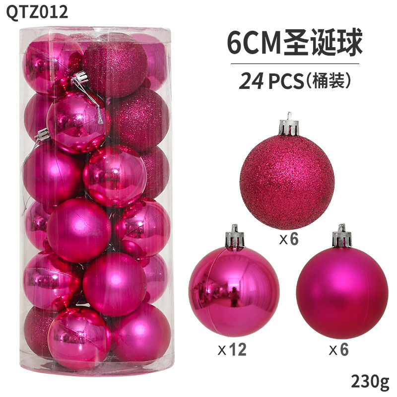 6 cm rose rouge