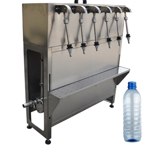 手動ガラスプラスチックPETあらゆる種類のボトルアルコール水用充填機 - Product Image 1