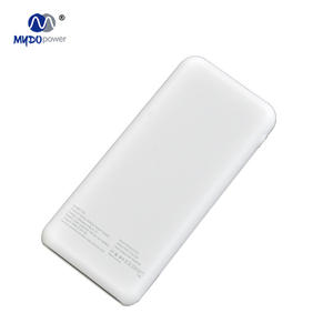 Portatile Mini 10000mAh Power Bank da te Logo personalizzabile ricarica rapida ad alta capacità dispositivo sottile per telefono Micro USB ingresso 10W
