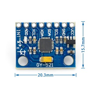 GY-521 MPU-6050 MPU6050 <strong>Module</strong> <strong>3</strong> <strong>Axis</strong> <strong>analog</strong> <strong>gyro</strong> <strong>sensors</strong>+ <strong>3</strong> <strong>Axis</strong> Accelerometer <strong>Module</strong> - Product Image 6