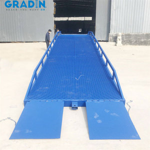 Plataforma de descarga de carga de contenedores hidráulicos de 12 toneladas, puente de embarque fijo móvil, plataforma de escalada móvil - Product Image 4