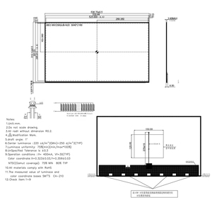 Pannello schermo 4k risoluzione 23.8 pollici modulo LCD schermo lcd OEM 72-90% NTSC 200-1000 cd/m2 lvds/edp interfaccia segnale - Product Image 4