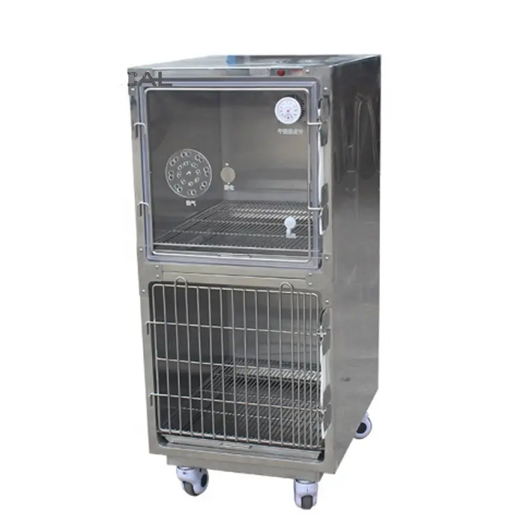 Hot Selling Two Door Cat Show Cage Cat Oxygen Cage