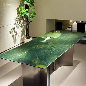 Yushi đá tự nhiên avocatus quartzit đánh bóng lớn sàn sàn Tường TV nền đá cẩm thạch tường gạch - Product Image 3