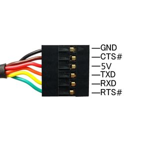 OEM hizmeti Header USB TTL 3.3V seri UART dönüştürücü kablosu ile FTDI Chip uçlu konsol kablosu - Product Image 3