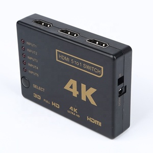 5 in 1 Out HD Switcher 5x1 4K 30Hz 5 port HD anahtarı ile uzaktan - Product Image 5